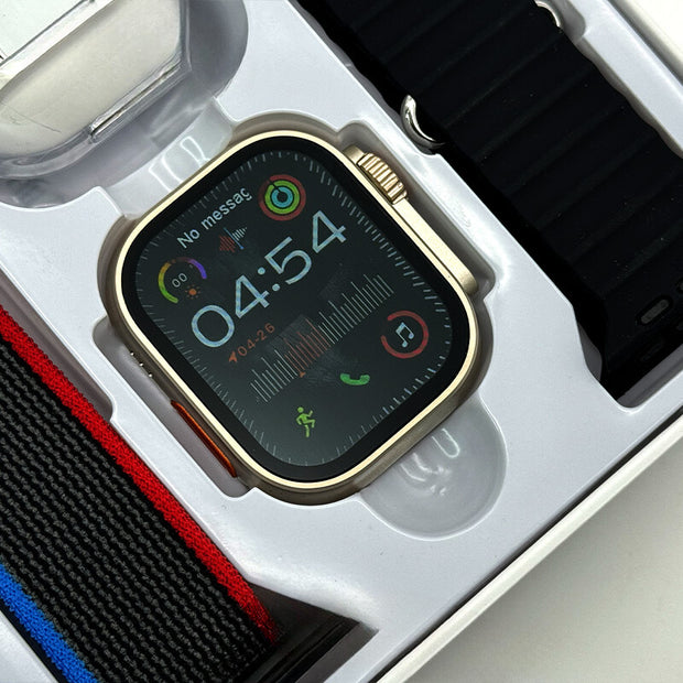 HR2 ultra 2 smart watch with earbuds
