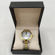 Luxury Tow Tone Watch with Date Adjustment